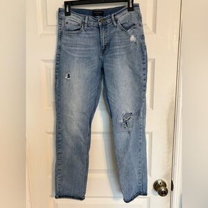 Banana Republic Distressed Girlfriend Jeans